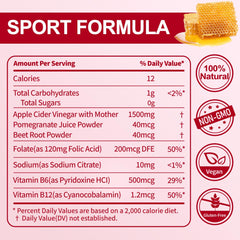 Ingredients panel for Manewu Keto ACV Gummies