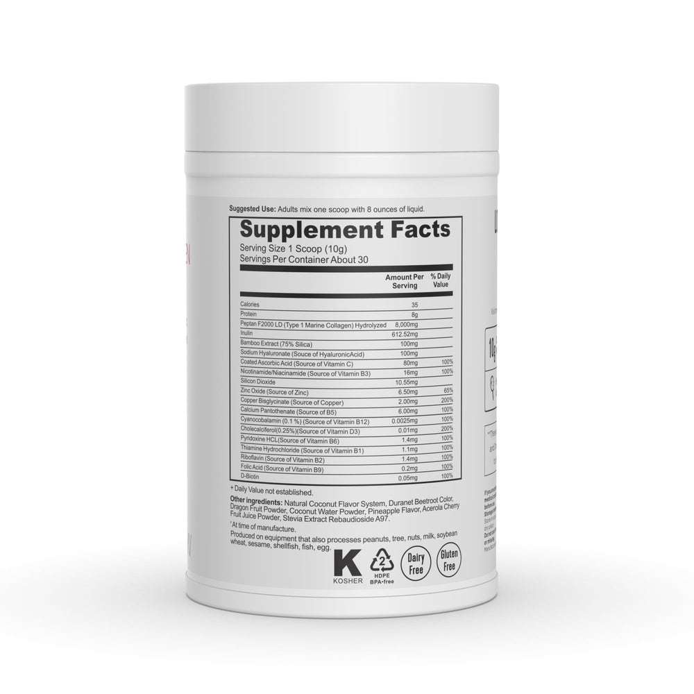 Close-up of tropical dragon fruit and pineapple