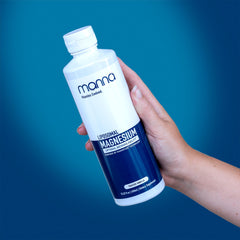 Bottle of Manna Vitamins Evolved Liposomal Magnesium Glycinate liquid