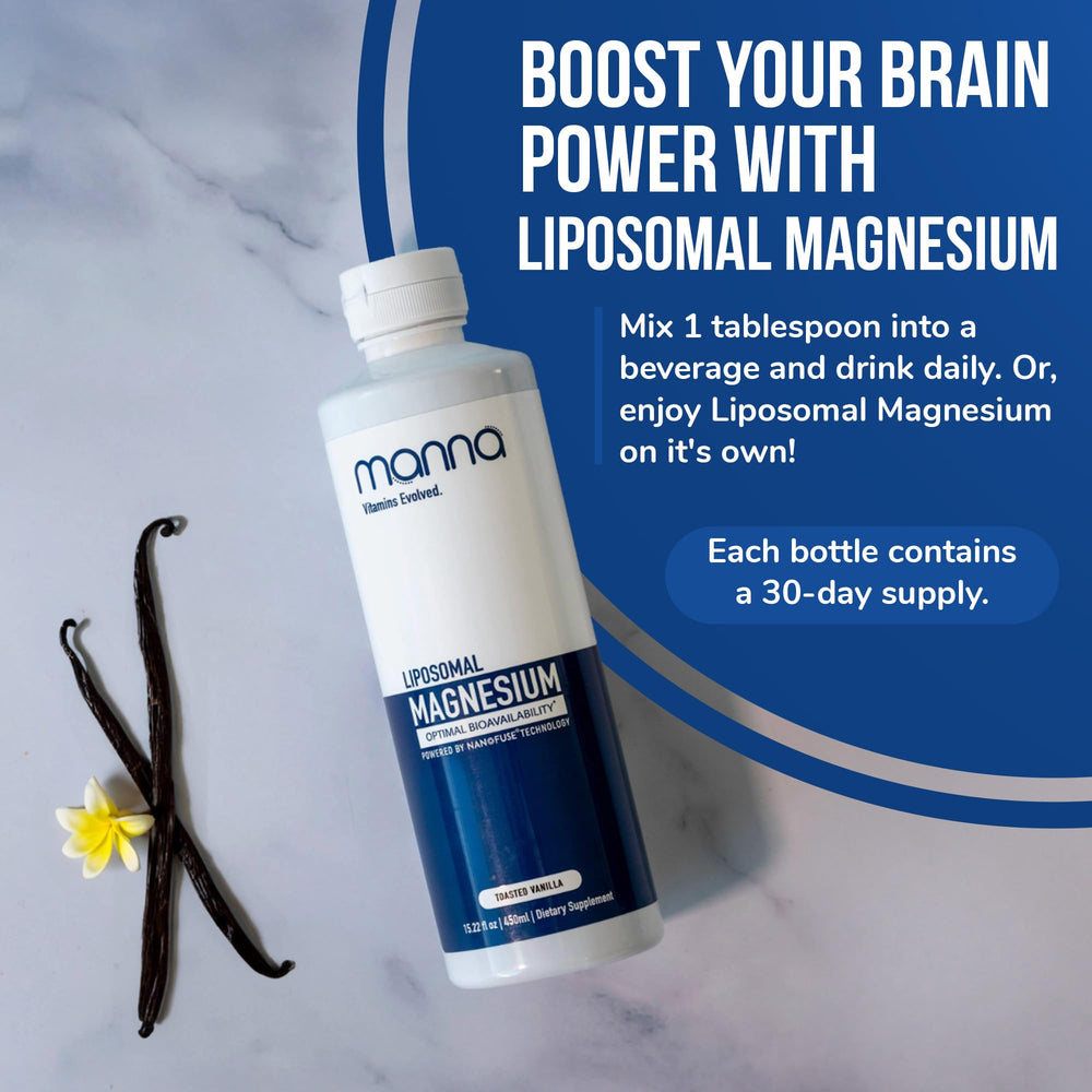 Mood and mental clarity support with liposomal magnesium