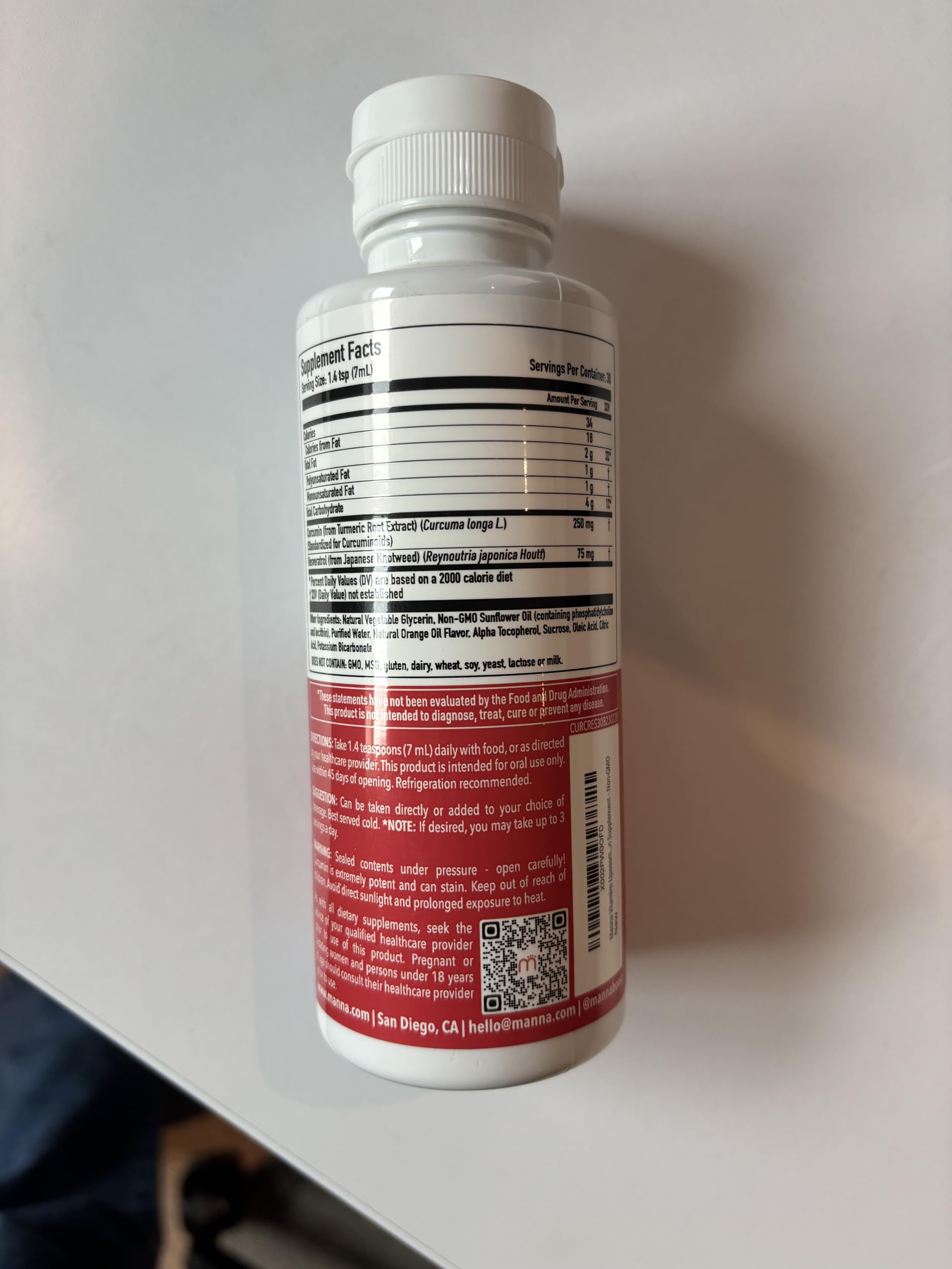 Manna Vitamins brand logo on product packaging