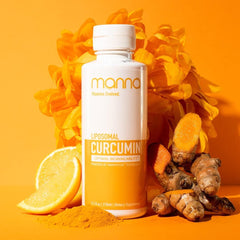 Manna Vitamins Evolved Liposomal Curcumin liquid bottle label