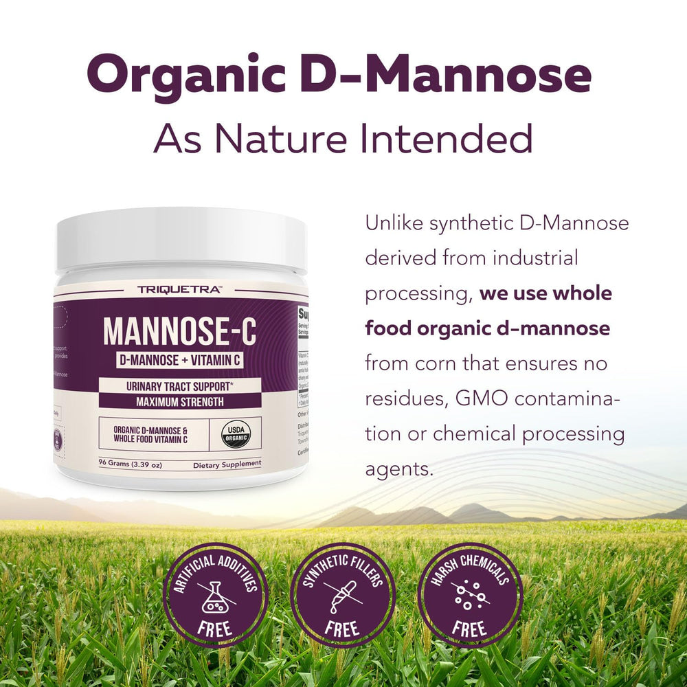 Front view of Mannose-C product packaging