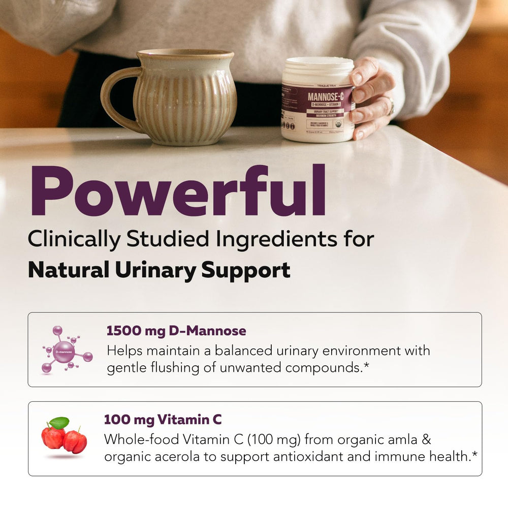 Whole-food Vitamin C matrix in Mannose-C formula