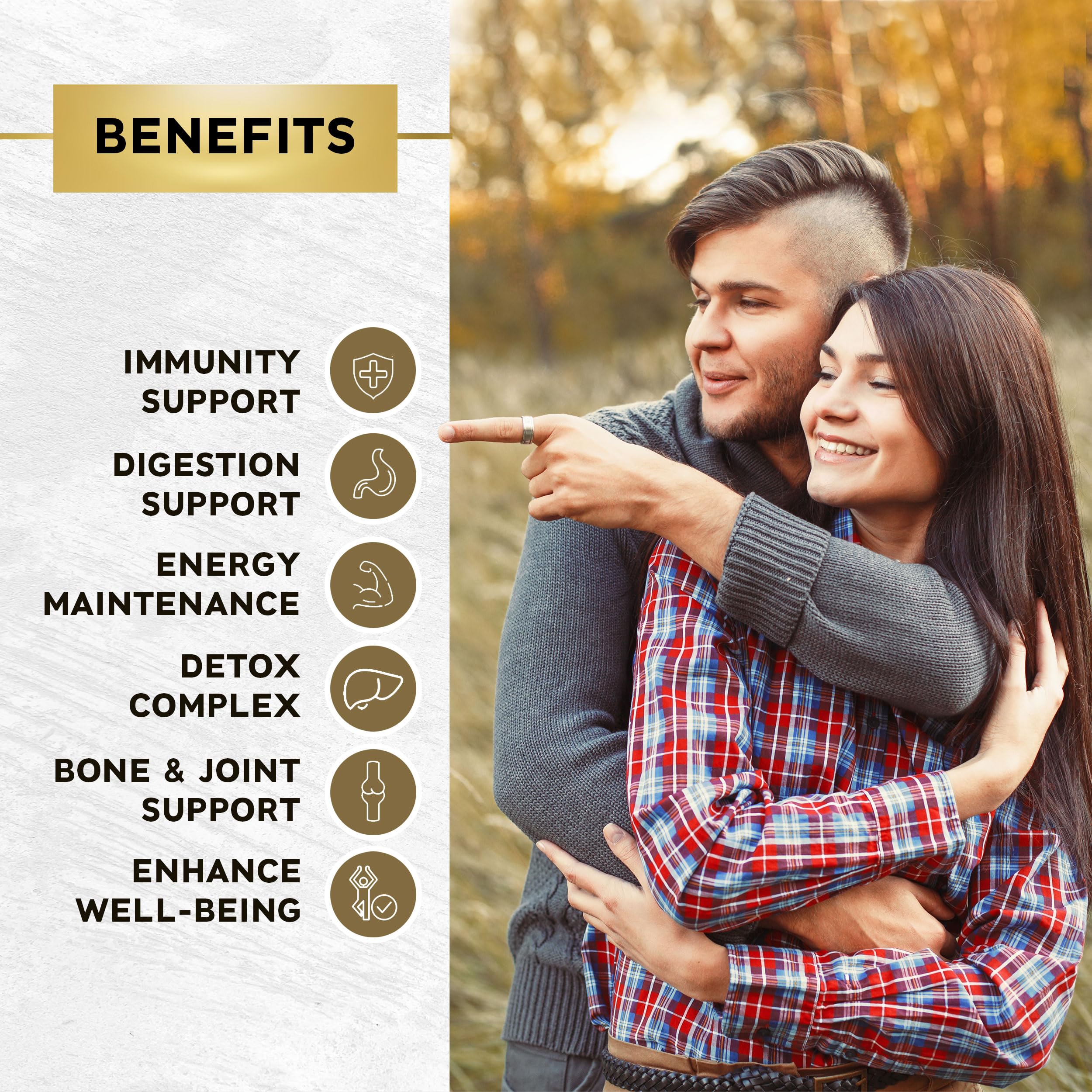 Capsules containing Manuka honey, Dandelion, ACV and Black Pepper ingredients