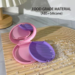 Nickel plated magnets inside the aligner case