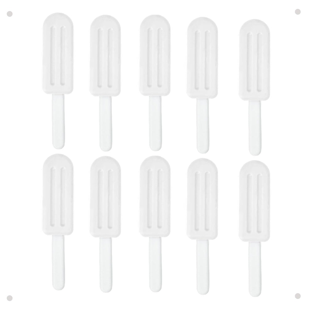 Maoerdental Aligner Chew Popsicle Silicone with Grip Handle - White (image 1)