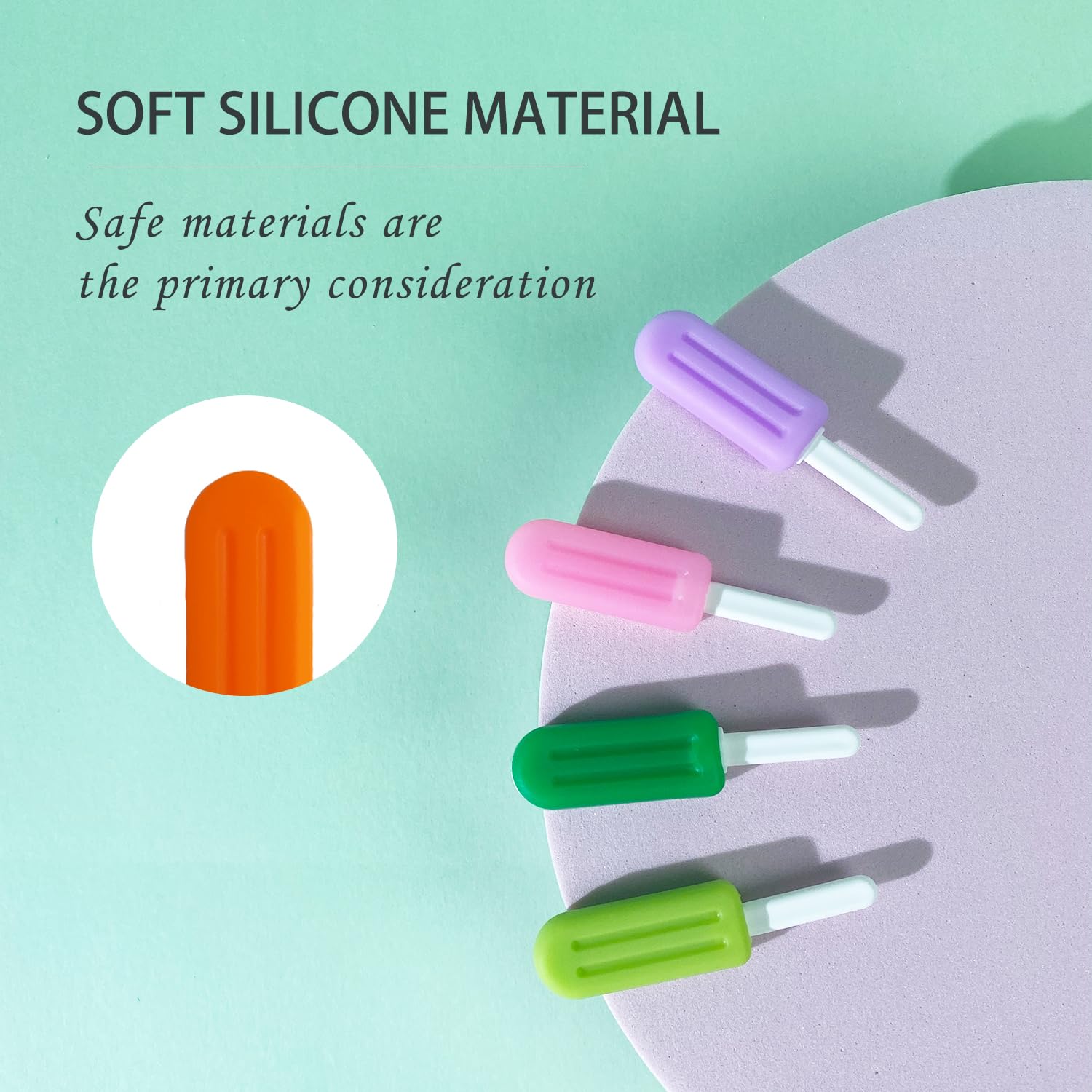 Maoerdental Aligner Chew packaging and design - Popsicle silicone with grip (image 3)