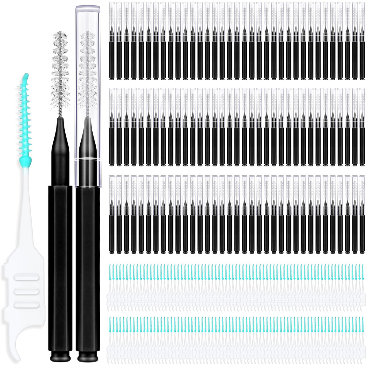 MAPVOLUT 200-Piece Interdental Brush Set with storage box - main image