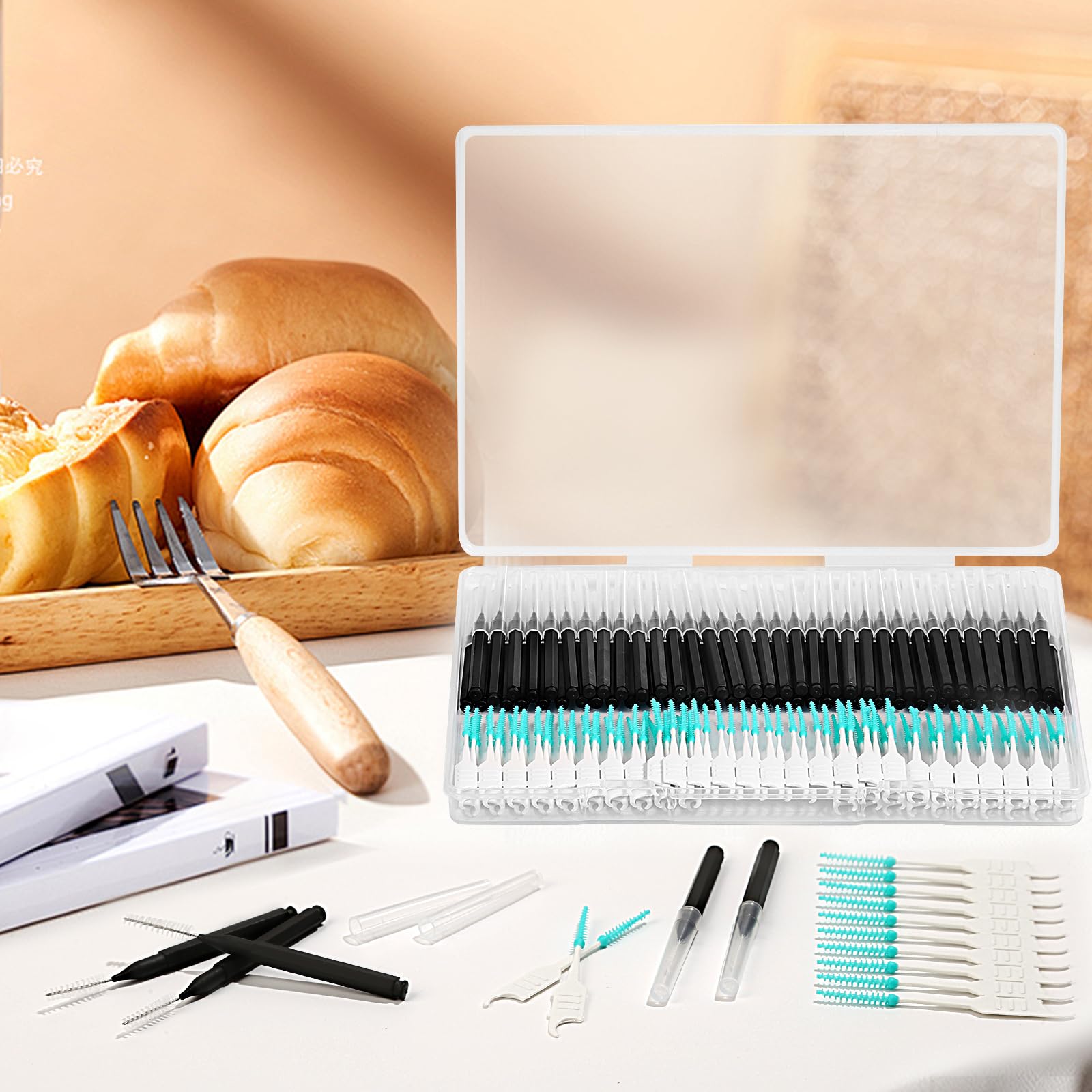 Compact, travel-friendly MAPVOLUT storage for oral care on the go