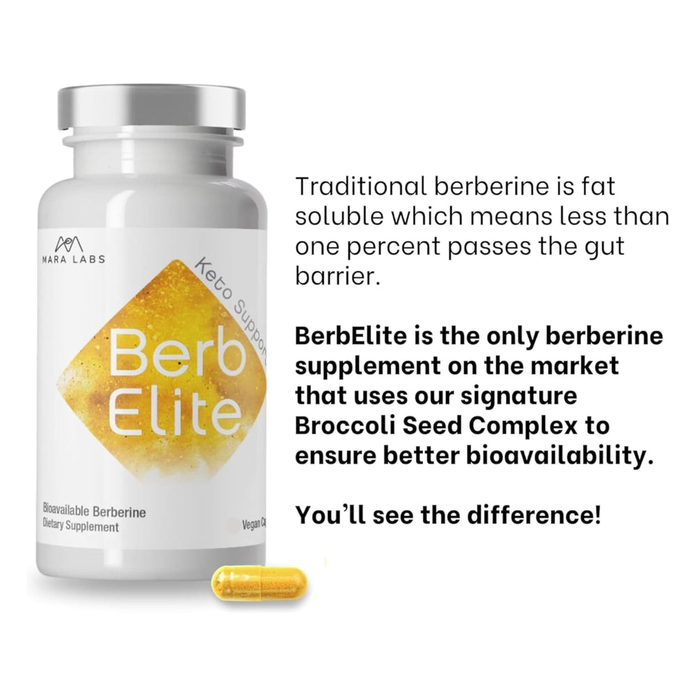 Two BerbElite capsules side by side