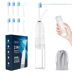 Marchpower 2-in-1 electric toothbrush with water flosser 2.0 front view