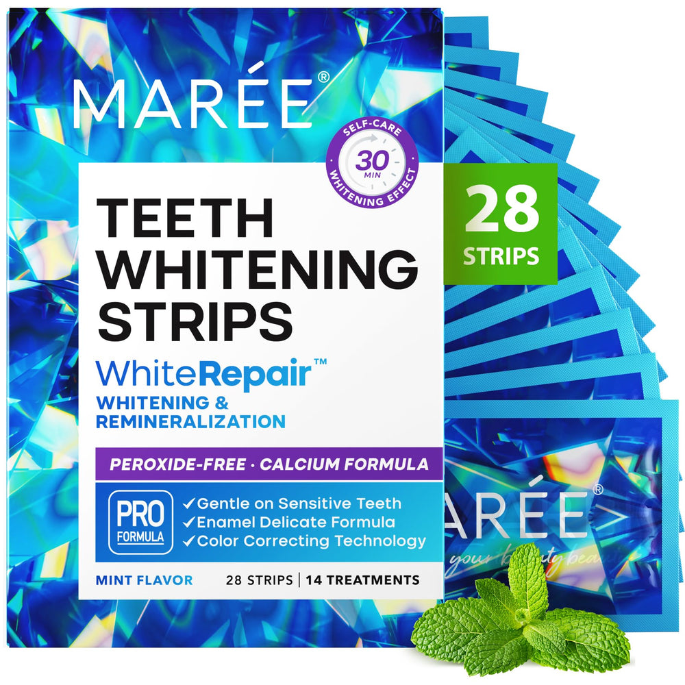 MAREE Teeth Whitening Strips Mint Flavor packaging