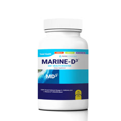 Packaging of Marine Essentials D3 Omega-3 with Calamari Ecklonia Cava