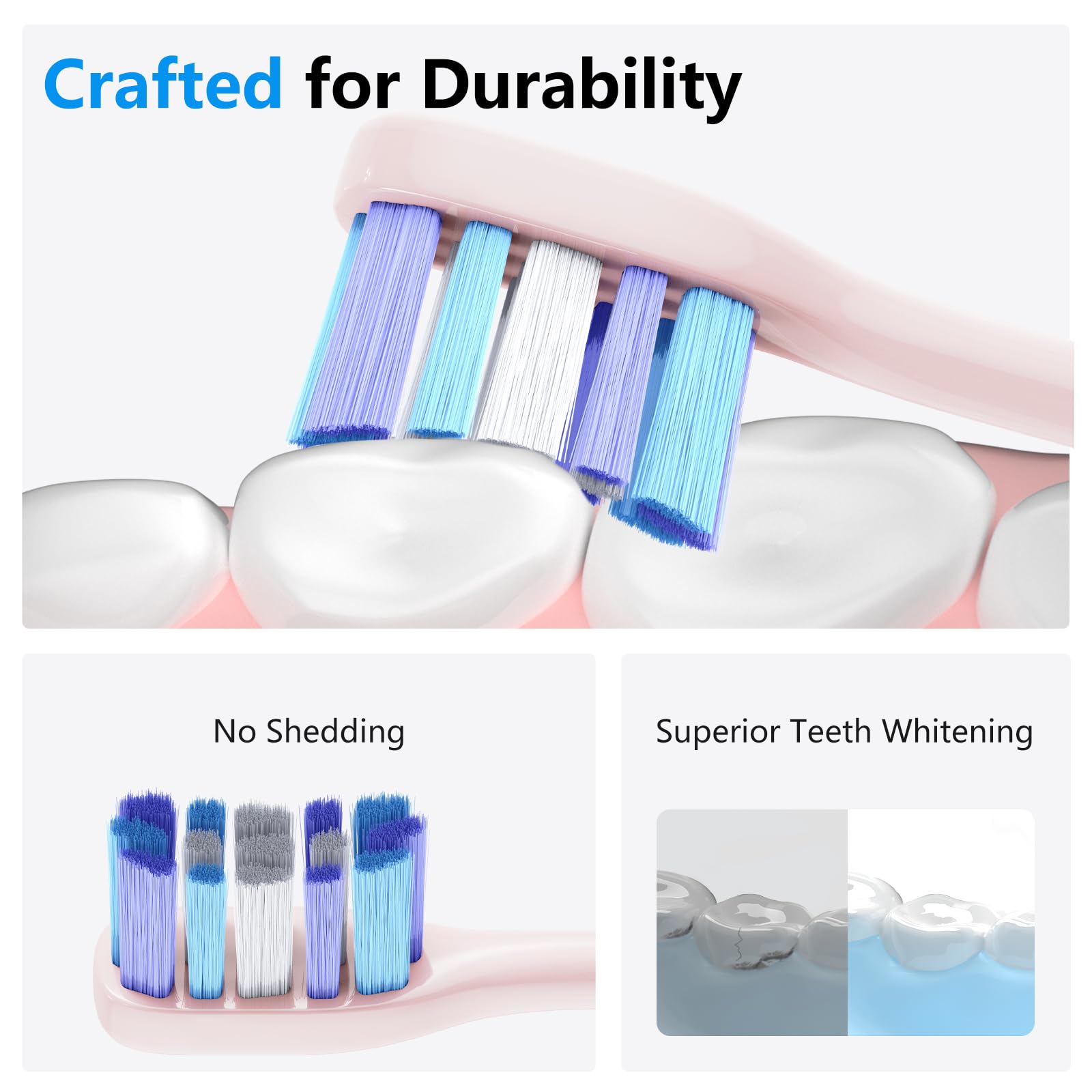 4-pack Marlincare replacement heads for long-lasting use