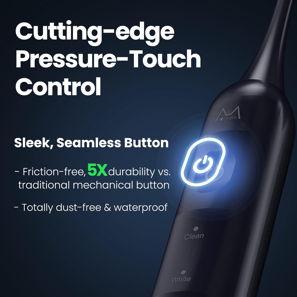 Detail view of Marlincare B10PRO showing sonic technology