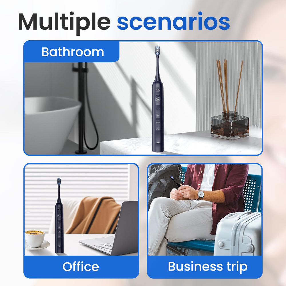 Chart showing four brushing modes: Clean, White, Sensitive, Gum Care