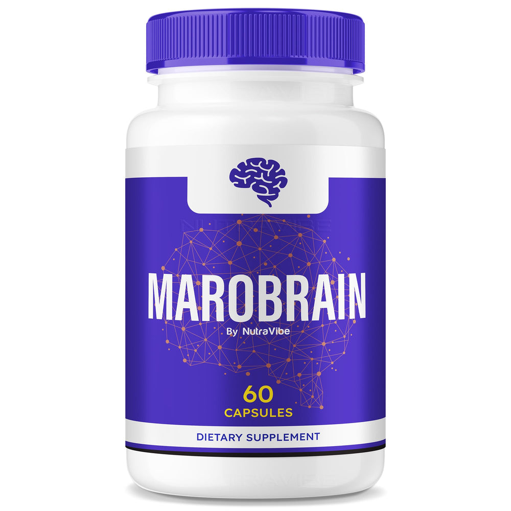NutraVibe Marobrain hero image highlighting focus