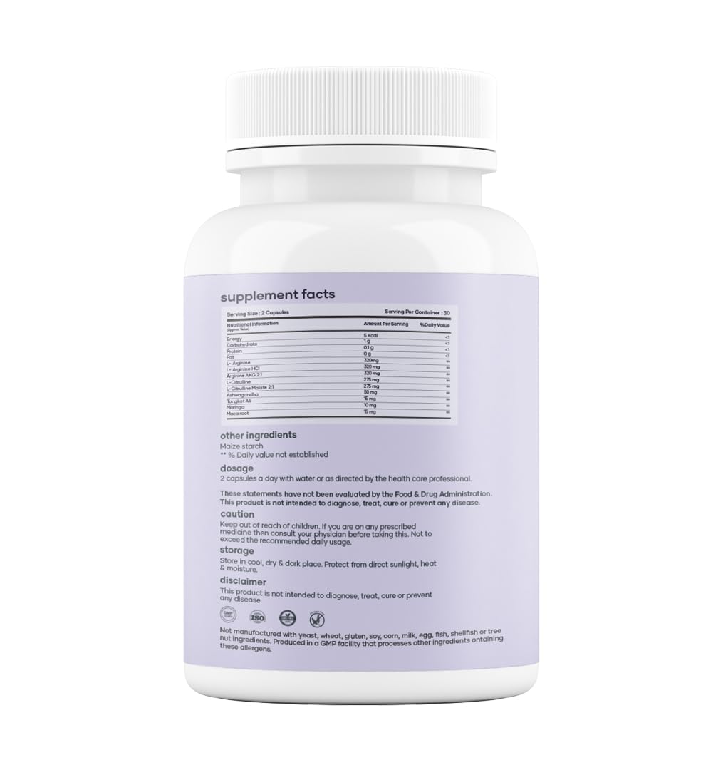 Mars by GHC Nitric Oxide capsules active lifestyle portrayal suggests performance-friendly supplement