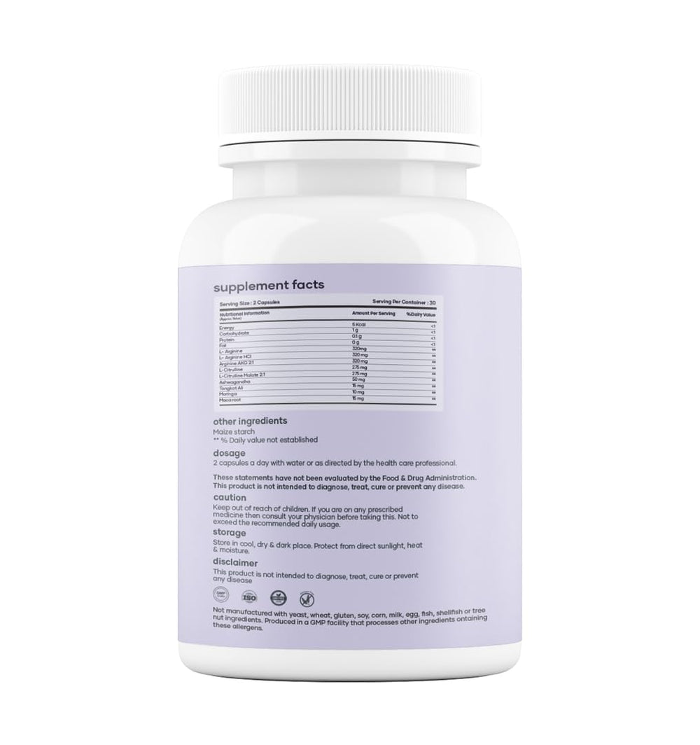Mars by GHC Nitric Oxide capsules active lifestyle portrayal suggests performance-friendly supplement