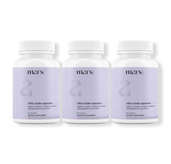 Mars by GHC Nitric Oxide capsules bottle front shows clean vegan energy support