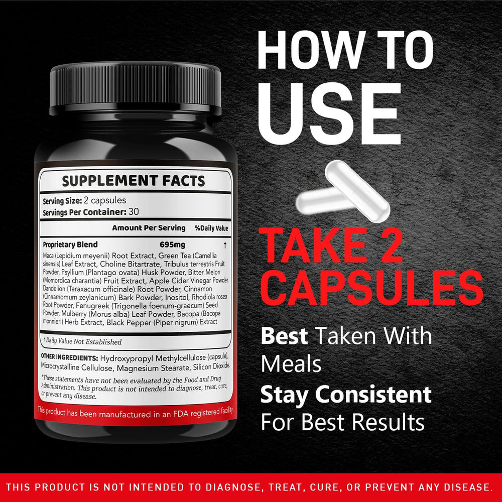 Mars Men Plus natural support ingredients