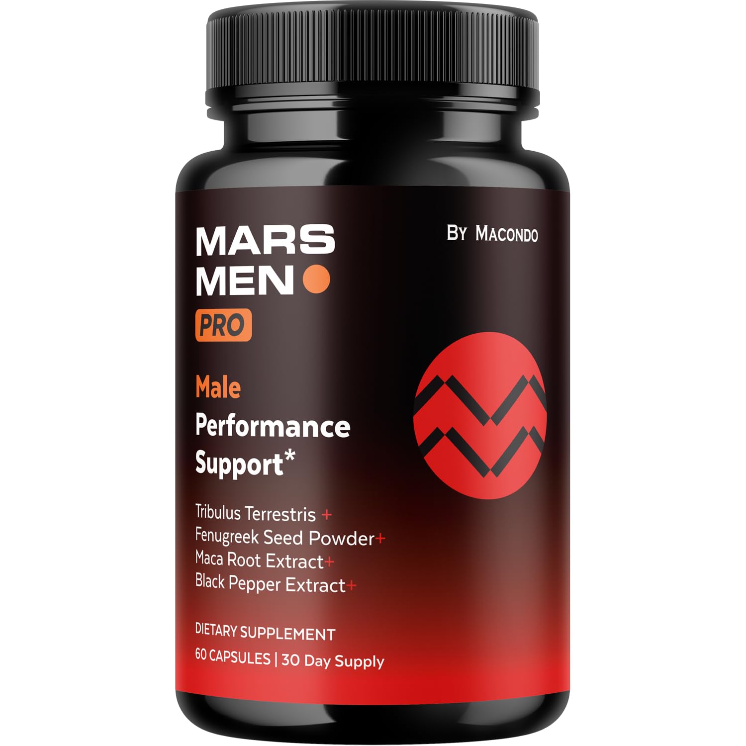 Mars Men Pro bottle with 60 capsules