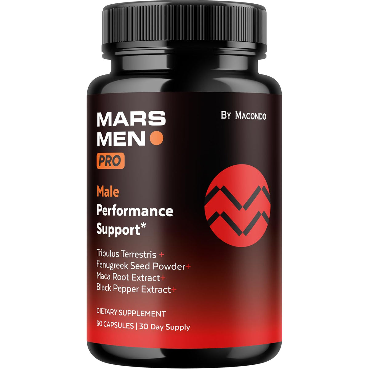 Mars Men Pro bottle with 60 capsules