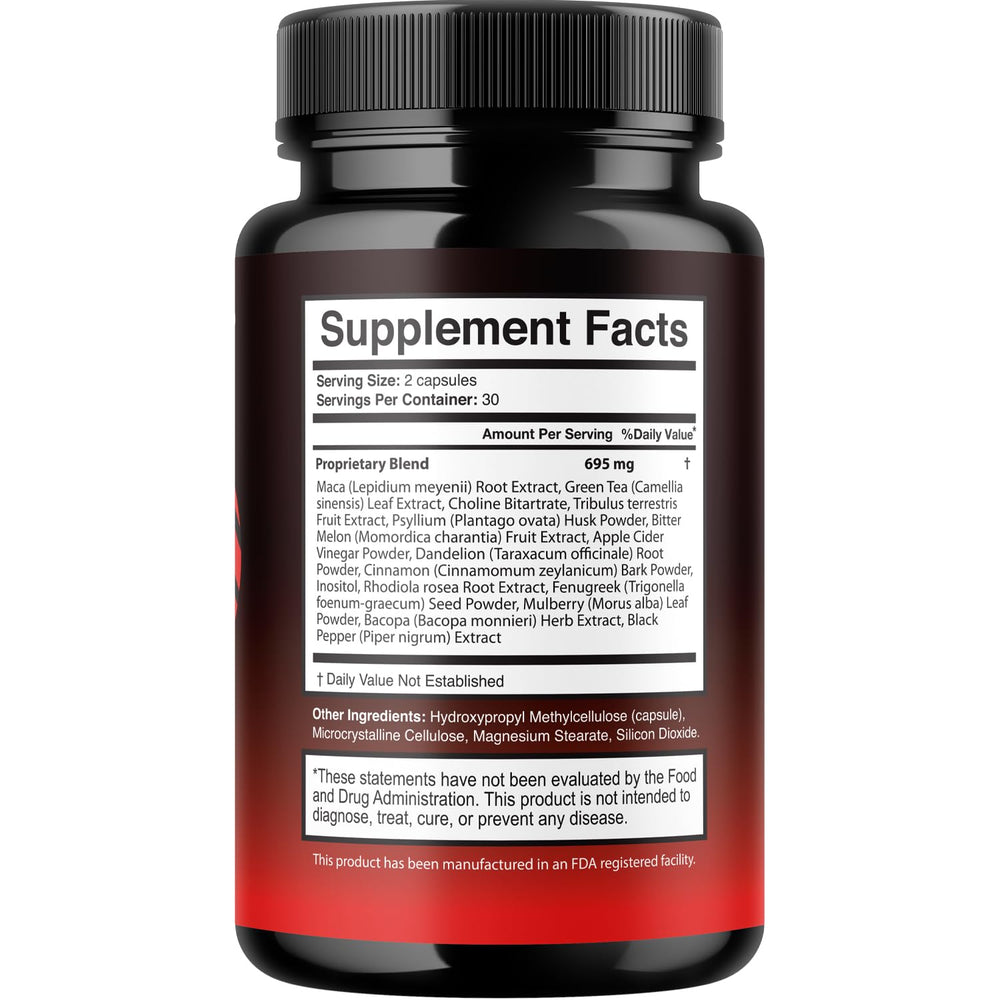 Graphic representation of Mars Men Pro advanced vitamin formula