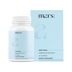 Mars Sea Moss Caps Surge Natural bottle front view