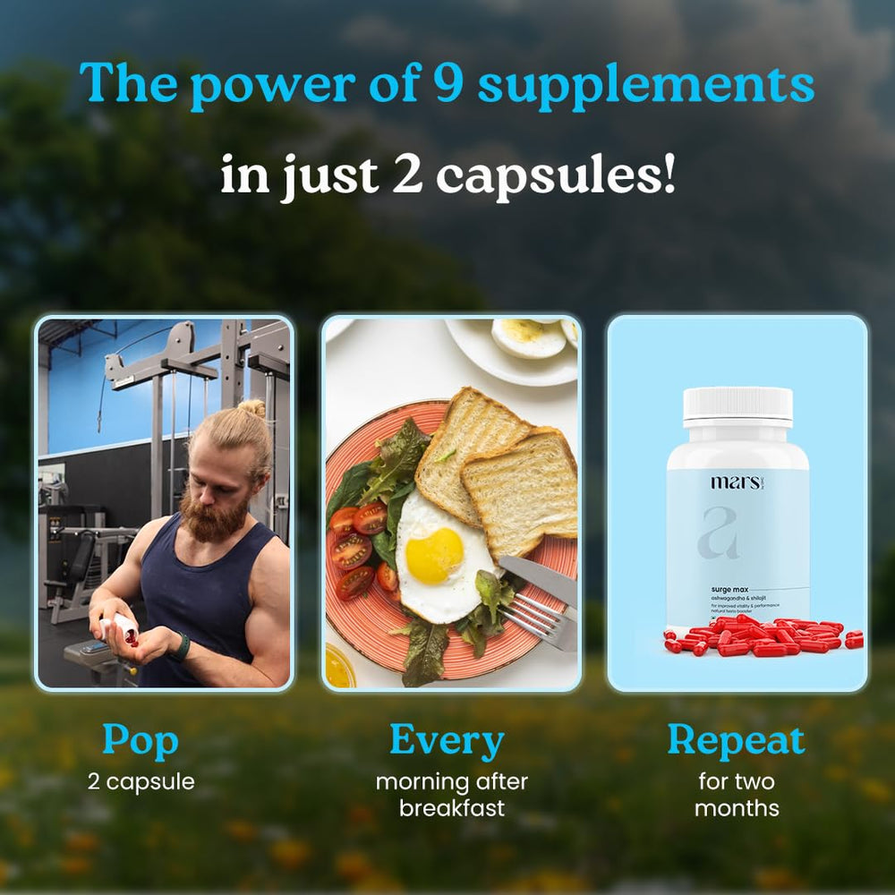 Pack of 1 Mars Surgemax 60 capsules