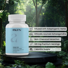 Surgemax Shilajit and Safed Musli ingredients label