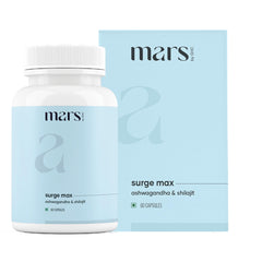 Mars Surgemax natural capsules with Shilajit and Safed Musli - main image