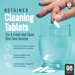Individually wrapped cleaning tablets