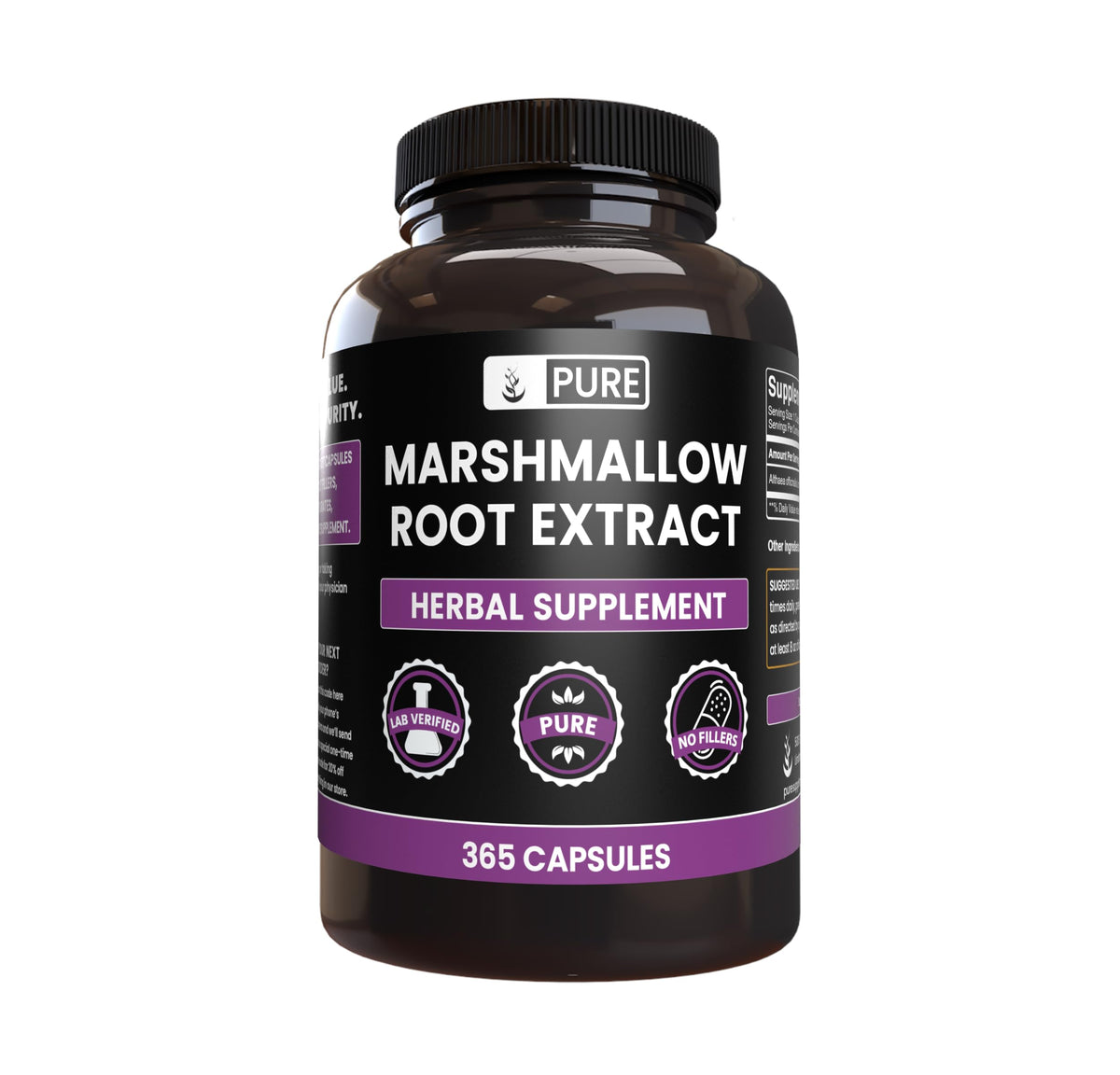 Pure marshmallow root capsules – single-ingredient formula