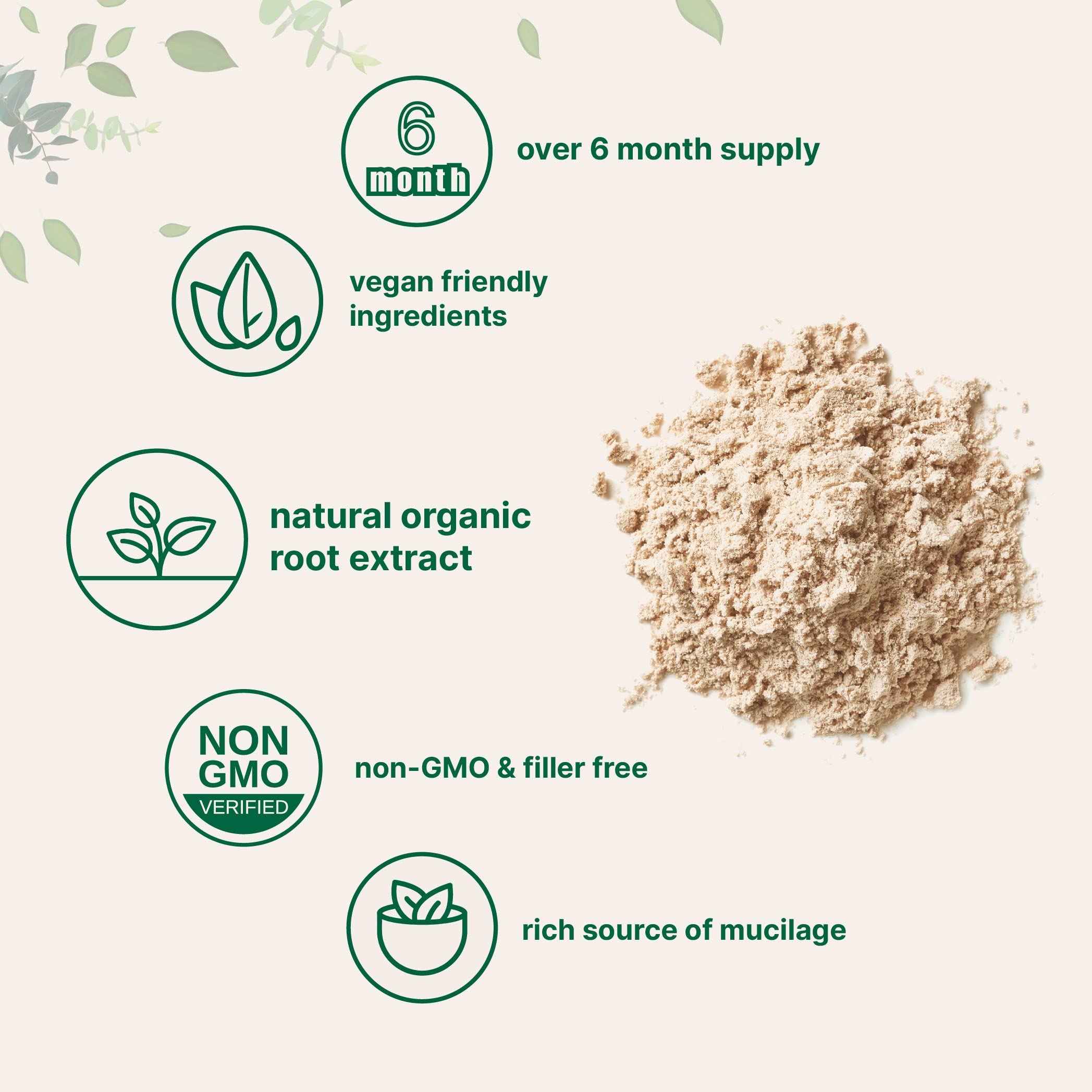 Label showing ingredients and organic certification