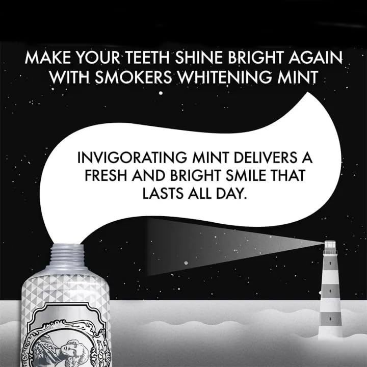 Intense mint fresh breath toothpaste