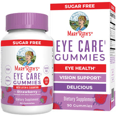 Front label on MaryRuth Organics Eye Care Gummies bottle
