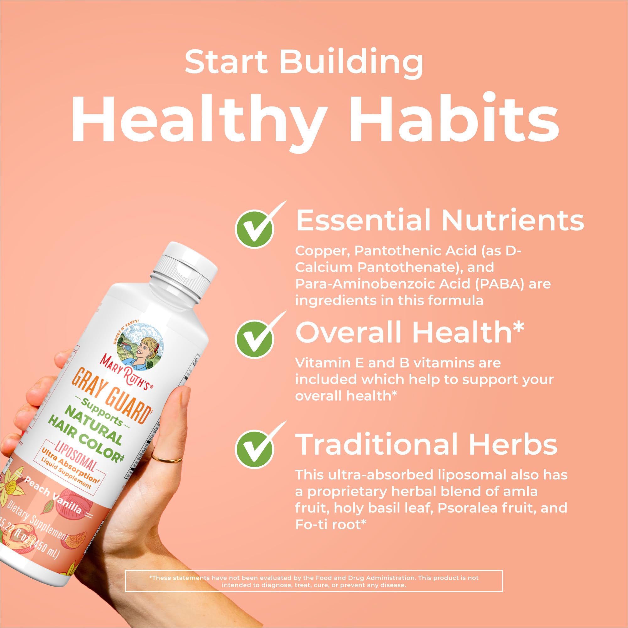 Herbal blend with amla, holy basil, Psoralea, and Fo-ti