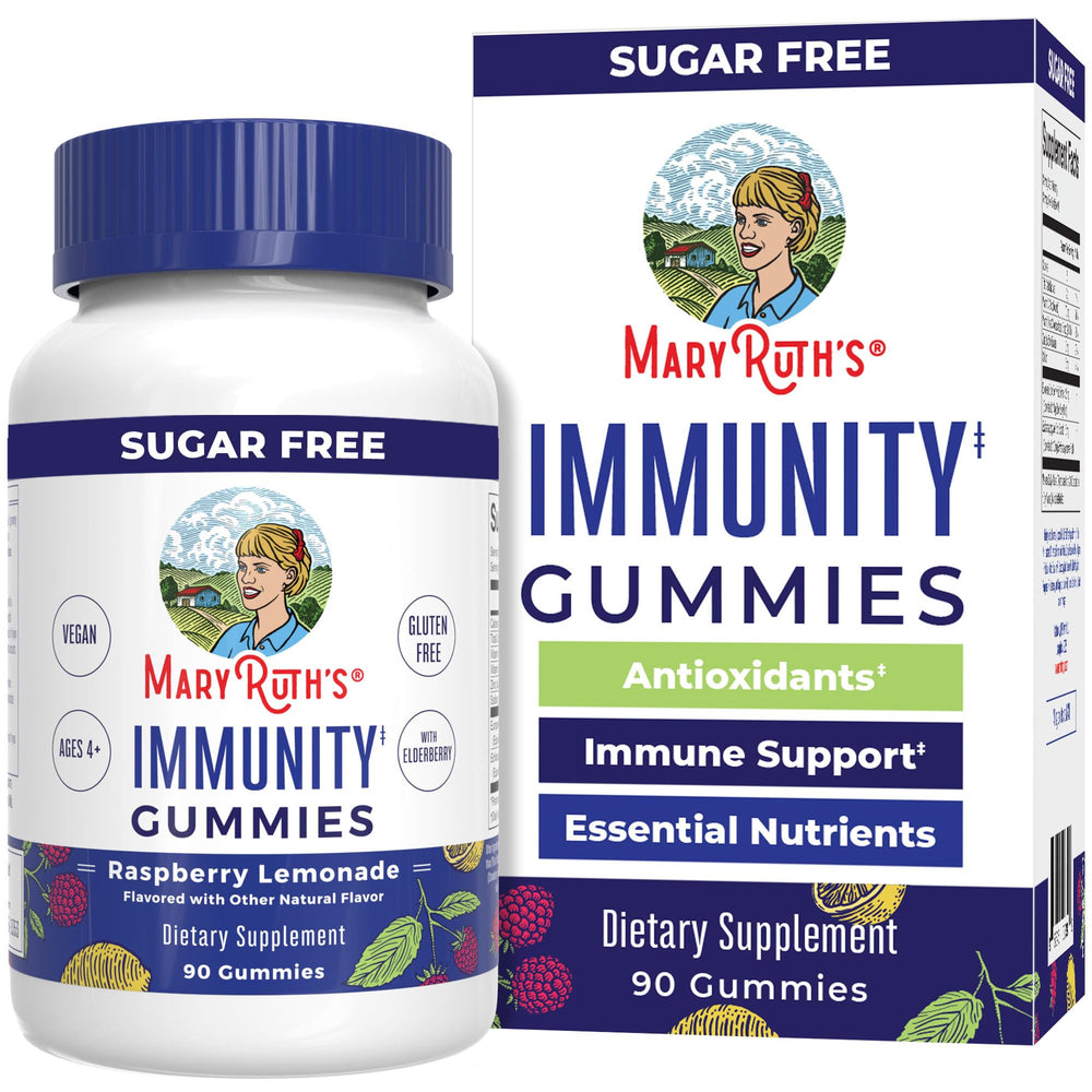 MaryRuth Organics Immunity Gummies 90ct front view