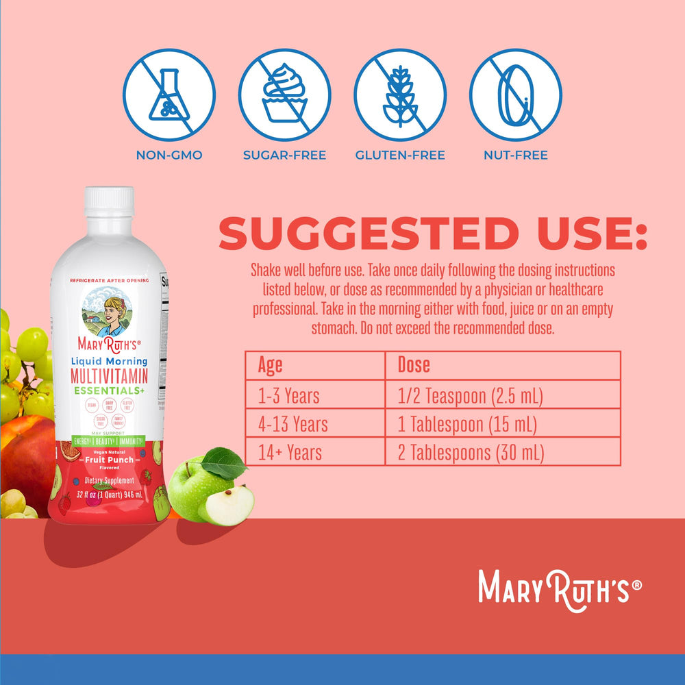 MaryRuth Essentials+ Strawberry flavor bottle