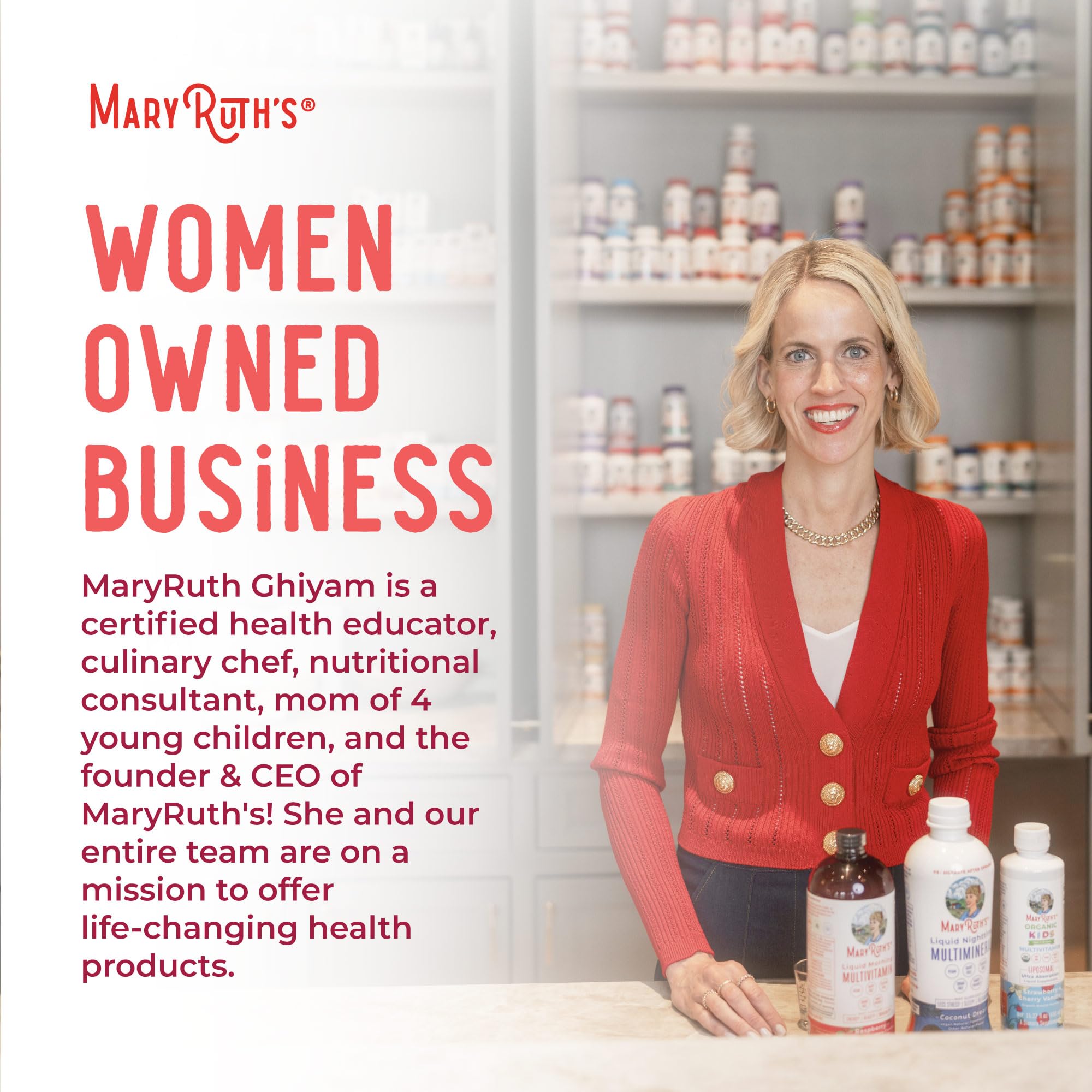 Gluten-free and dairy-free MaryRuth B12 spray packaging