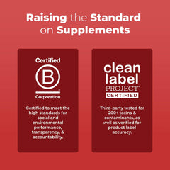 Ingredients list for MaryRuth Vitamin B12 spray