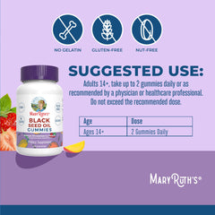 Gummies inside clear bottle with label visible