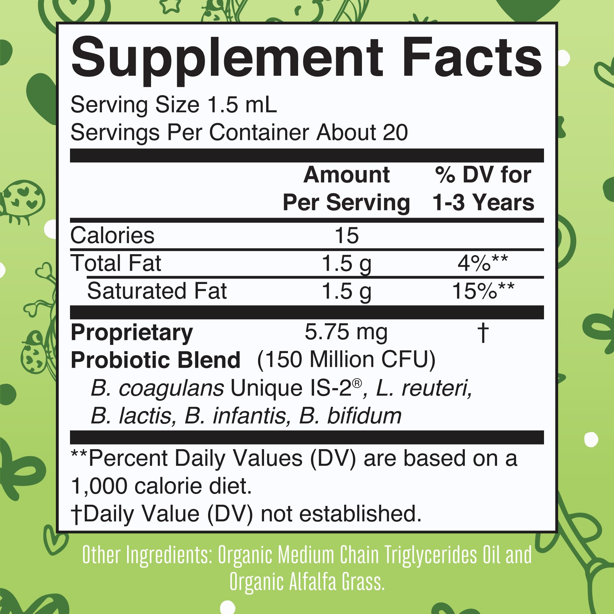 Bottle of MaryRuth Organics Cocomelon Toddler Probiotic Liquid Drops