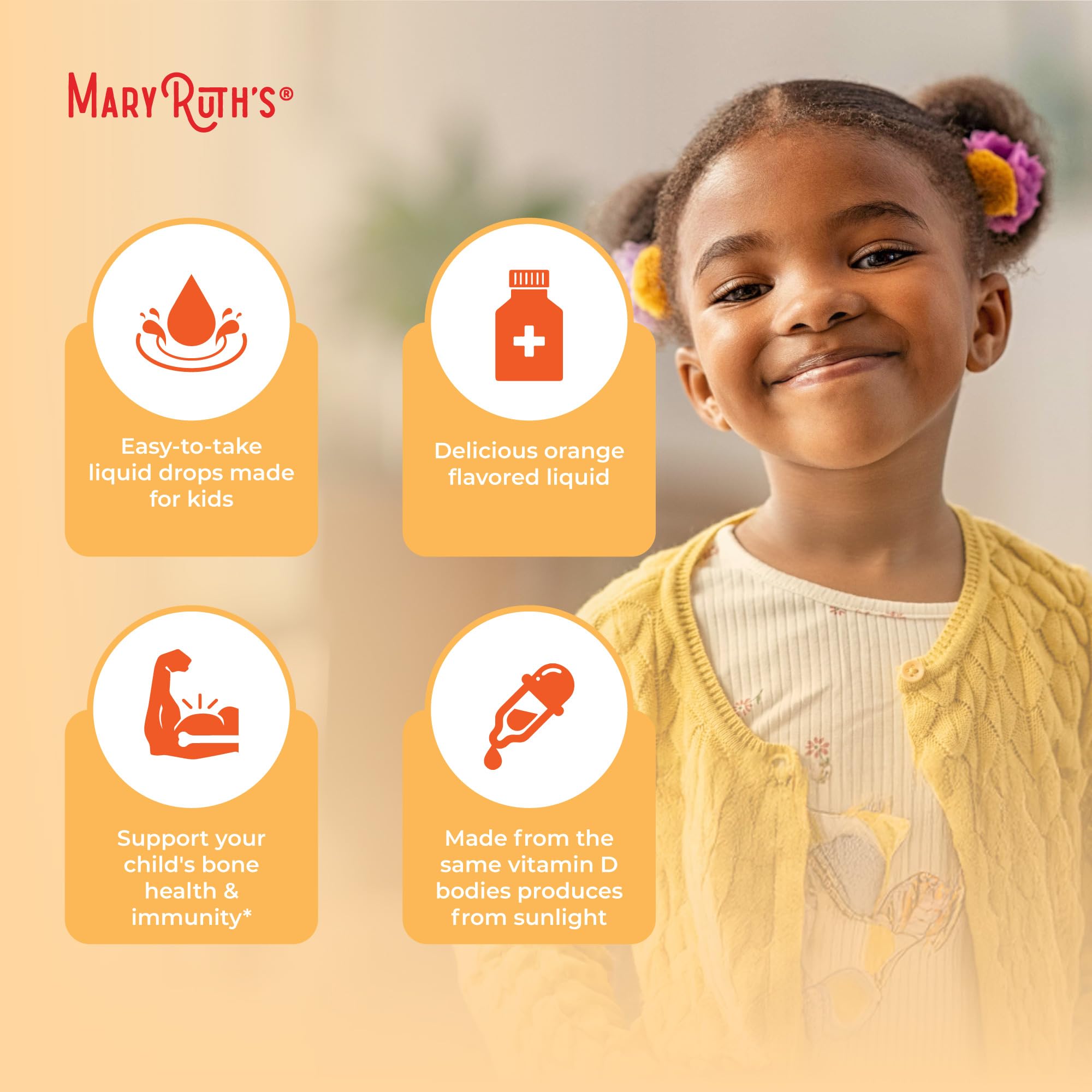 MaryRuth D3 kids bottle in box packaging