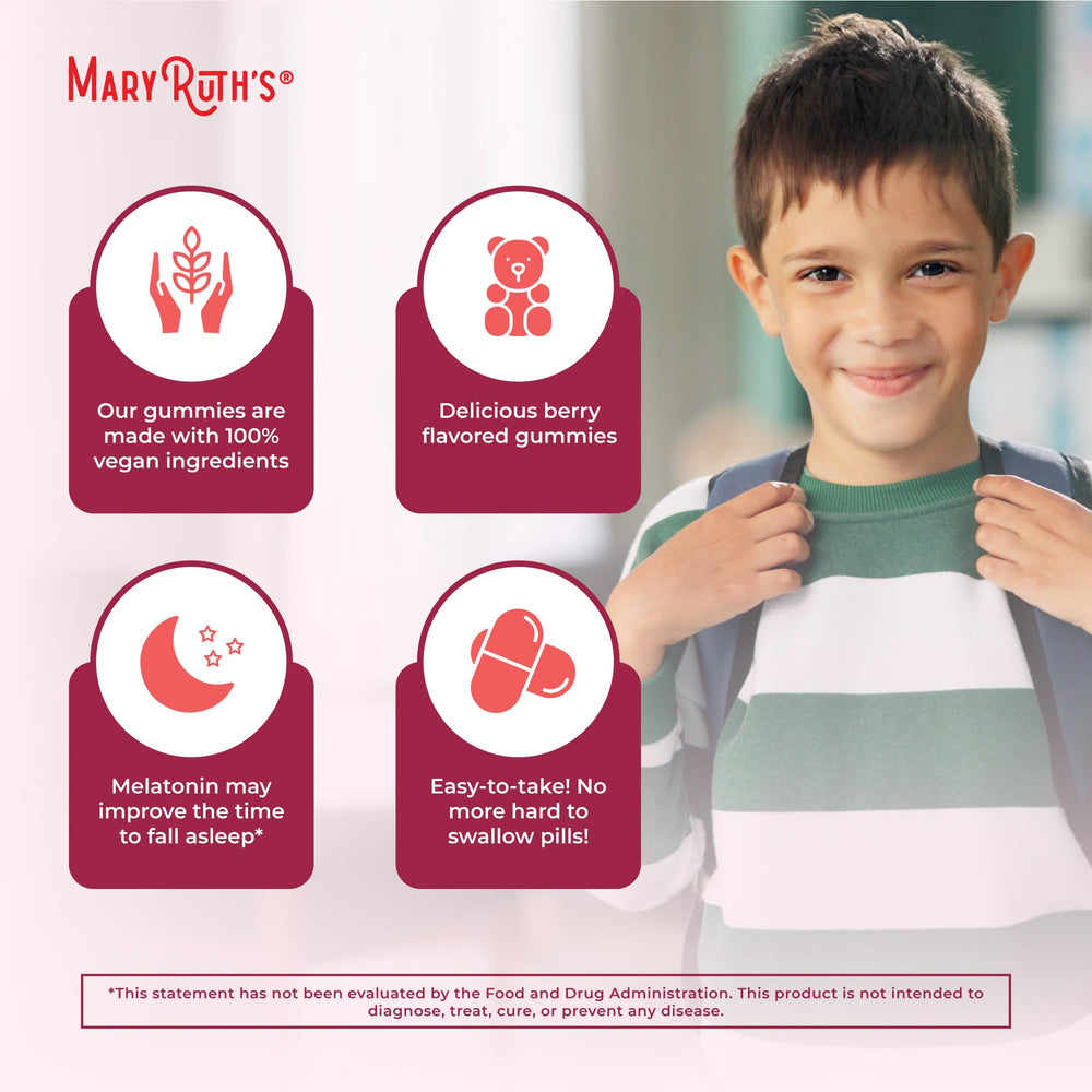 Dairy-free and nut-free melatonin gummies for kids