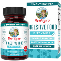Front view of MaryRuth Organics Digestive Enzymes bottle