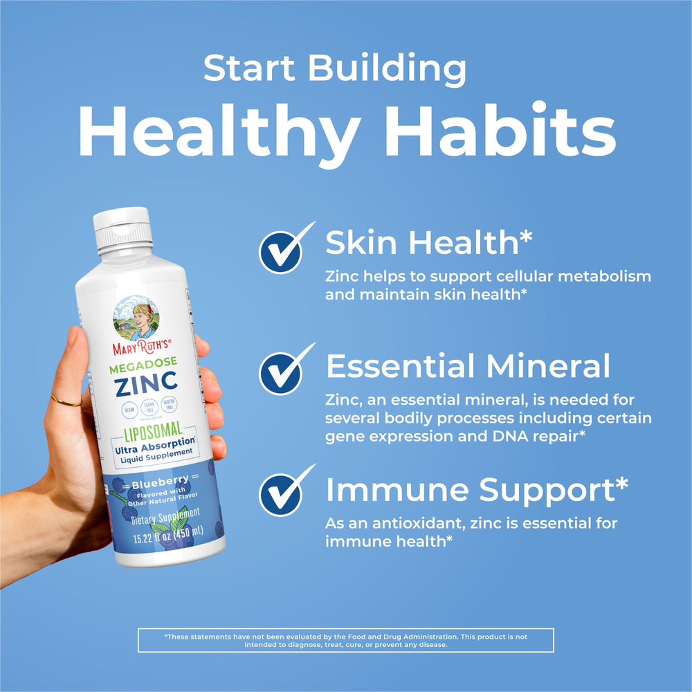 Easy dosing: 15 mL daily zinc liquid