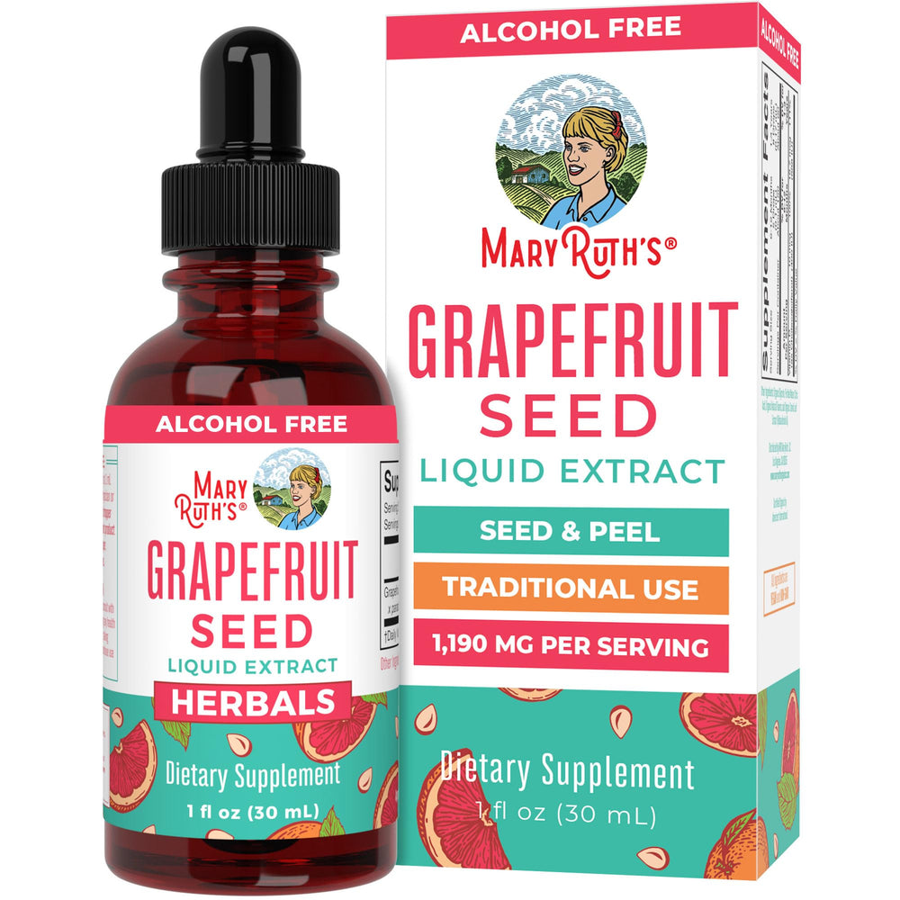 MaryRuth Organics Grapefruit Seed Extract Drops bottle front view